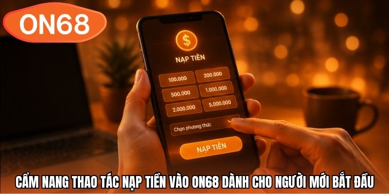 Cẩm nang thao tác nạp tiền vào ON68 dành cho người mới bắt đầu