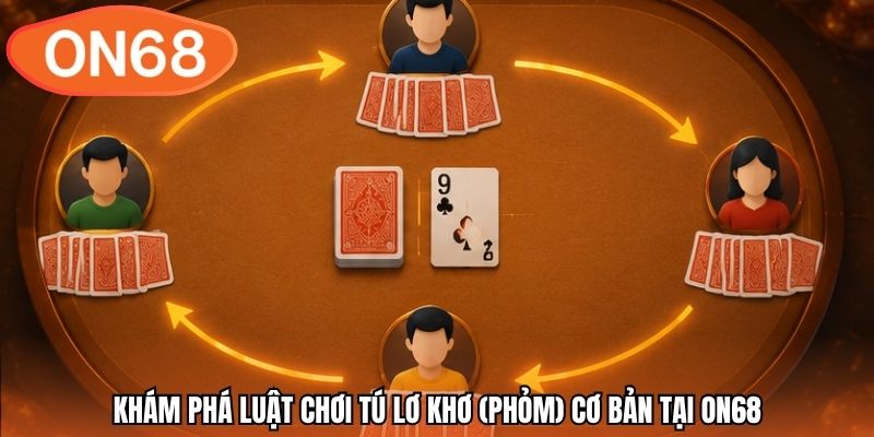 Khám phá luật chơi tú lơ khơ (Phỏm) cơ bản tại ON68