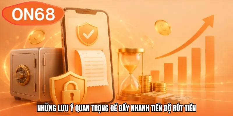 Những lưu ý quan trọng để đẩy nhanh tiến độ rút tiền
